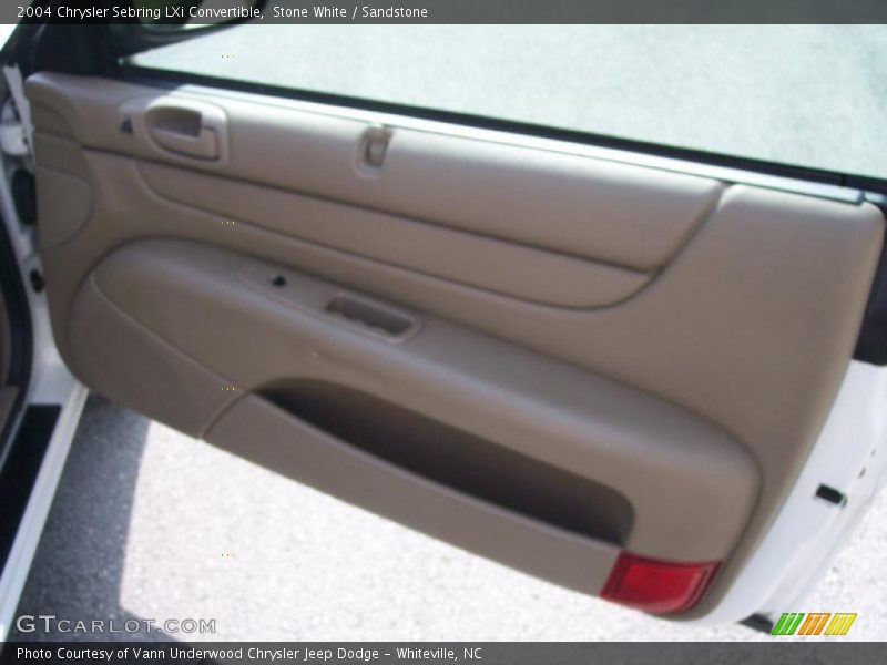 Stone White / Sandstone 2004 Chrysler Sebring LXi Convertible