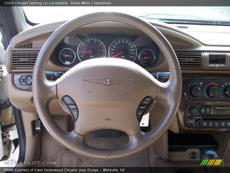 Stone White / Sandstone 2004 Chrysler Sebring LXi Convertible