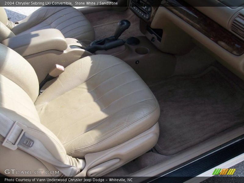 Stone White / Sandstone 2004 Chrysler Sebring LXi Convertible