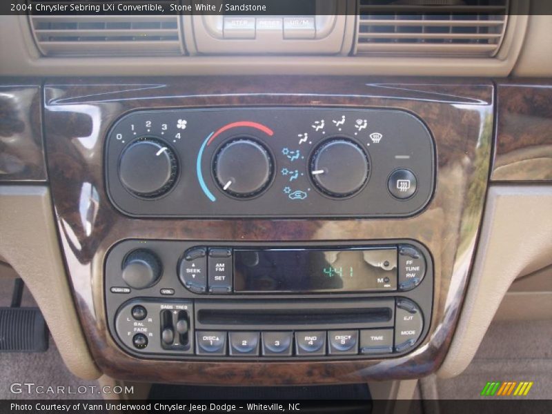 Stone White / Sandstone 2004 Chrysler Sebring LXi Convertible