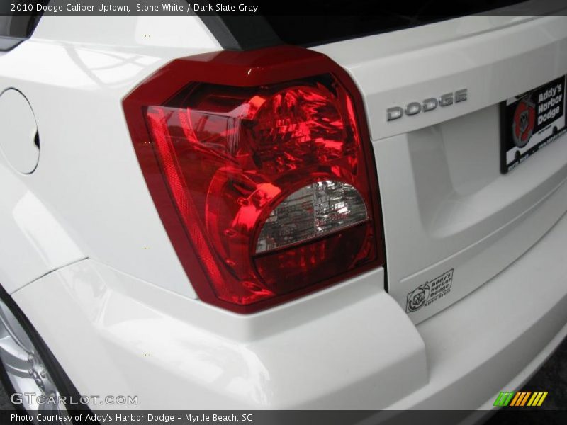 Stone White / Dark Slate Gray 2010 Dodge Caliber Uptown