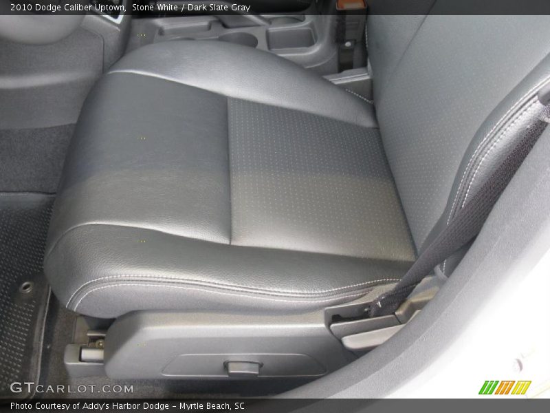 Stone White / Dark Slate Gray 2010 Dodge Caliber Uptown