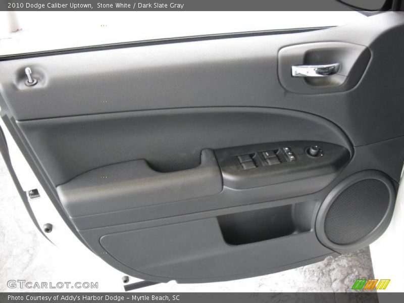 Stone White / Dark Slate Gray 2010 Dodge Caliber Uptown