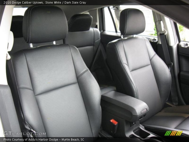 Stone White / Dark Slate Gray 2010 Dodge Caliber Uptown