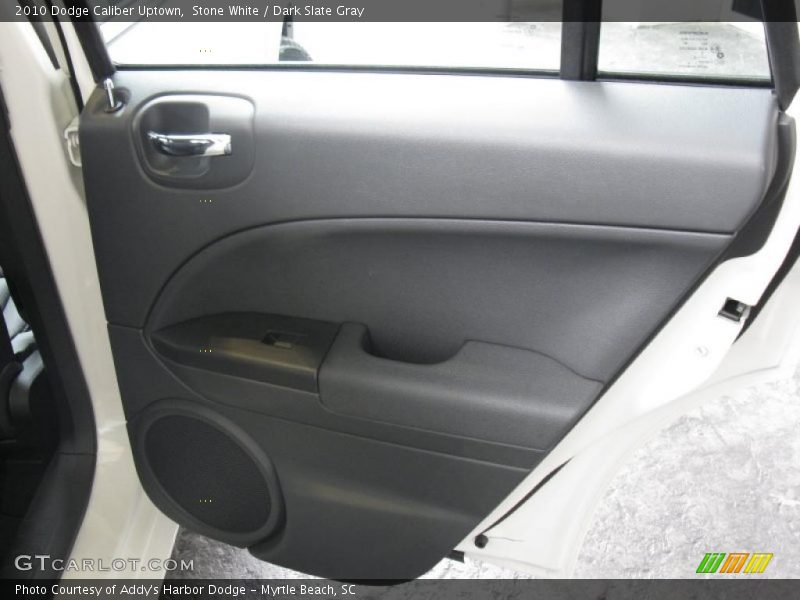 Stone White / Dark Slate Gray 2010 Dodge Caliber Uptown