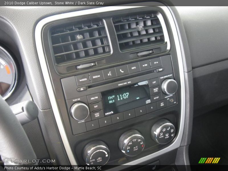 Stone White / Dark Slate Gray 2010 Dodge Caliber Uptown