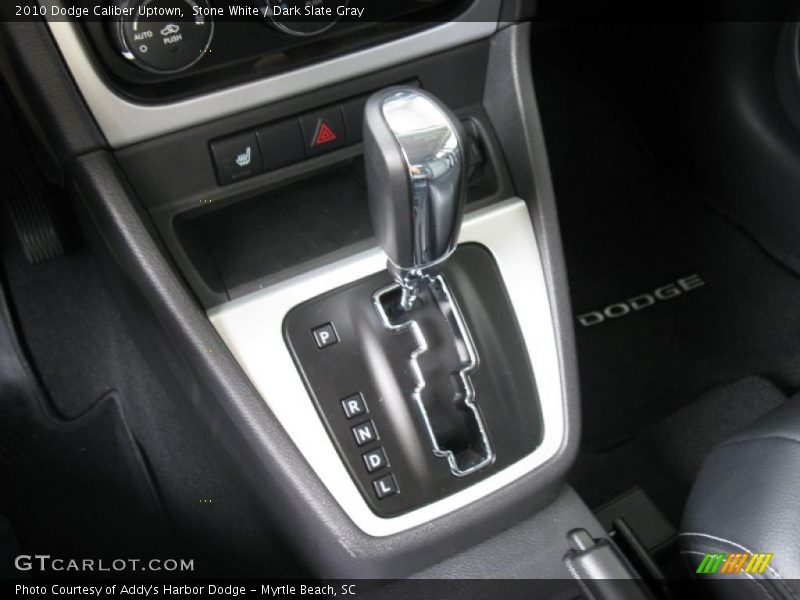 Stone White / Dark Slate Gray 2010 Dodge Caliber Uptown