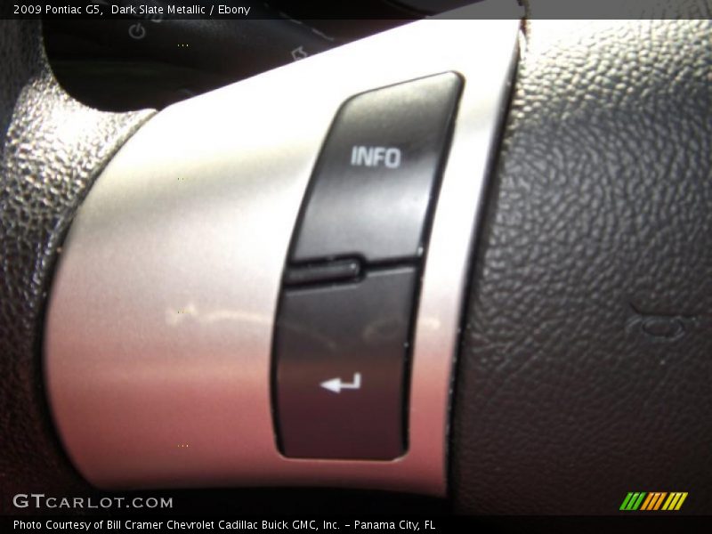 Dark Slate Metallic / Ebony 2009 Pontiac G5