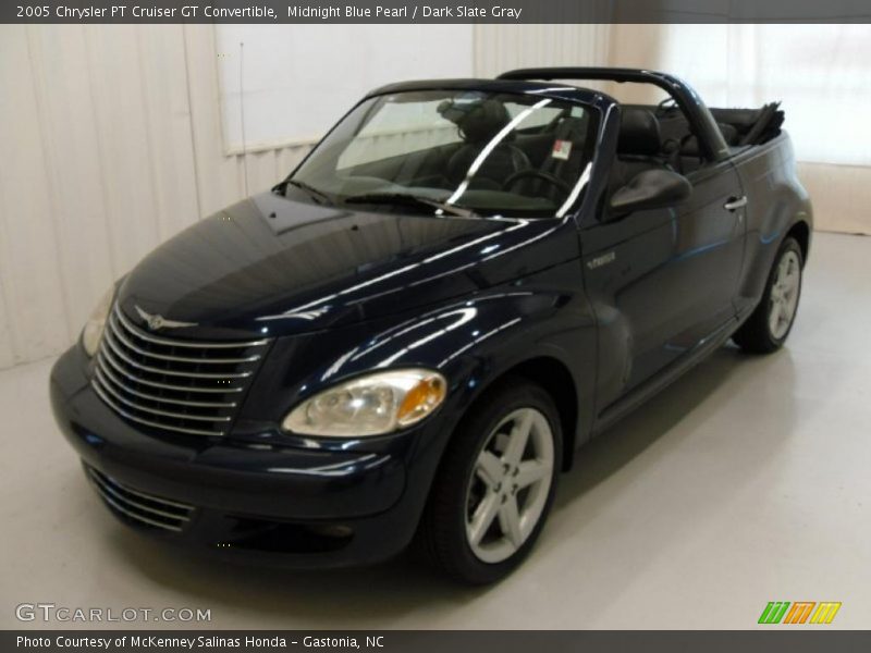 Midnight Blue Pearl / Dark Slate Gray 2005 Chrysler PT Cruiser GT Convertible