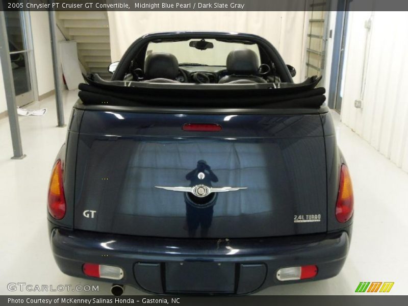 Midnight Blue Pearl / Dark Slate Gray 2005 Chrysler PT Cruiser GT Convertible