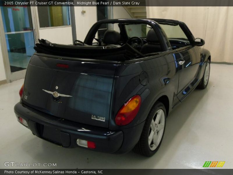 Midnight Blue Pearl / Dark Slate Gray 2005 Chrysler PT Cruiser GT Convertible