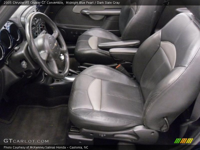 Midnight Blue Pearl / Dark Slate Gray 2005 Chrysler PT Cruiser GT Convertible