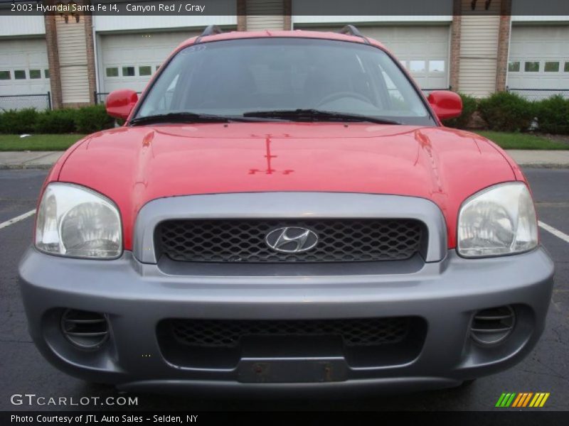 Canyon Red / Gray 2003 Hyundai Santa Fe I4