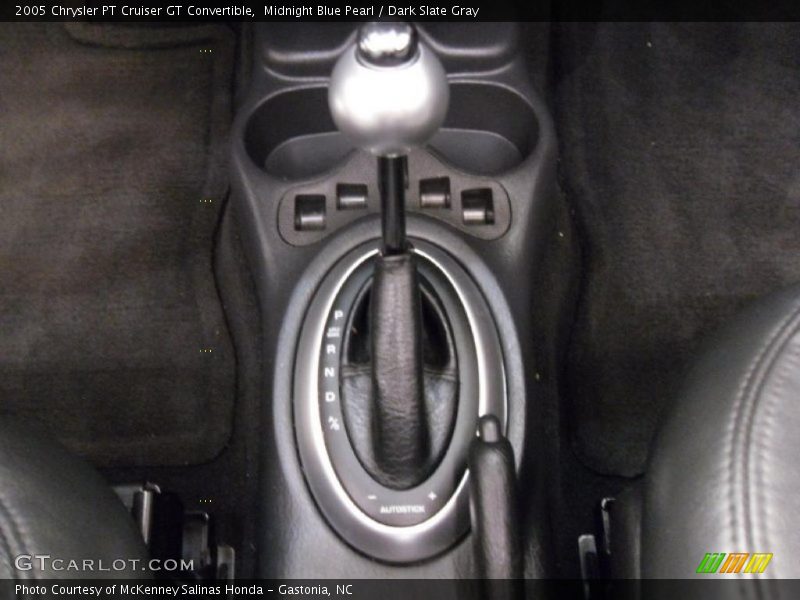Midnight Blue Pearl / Dark Slate Gray 2005 Chrysler PT Cruiser GT Convertible