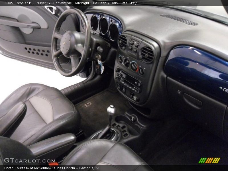 Midnight Blue Pearl / Dark Slate Gray 2005 Chrysler PT Cruiser GT Convertible