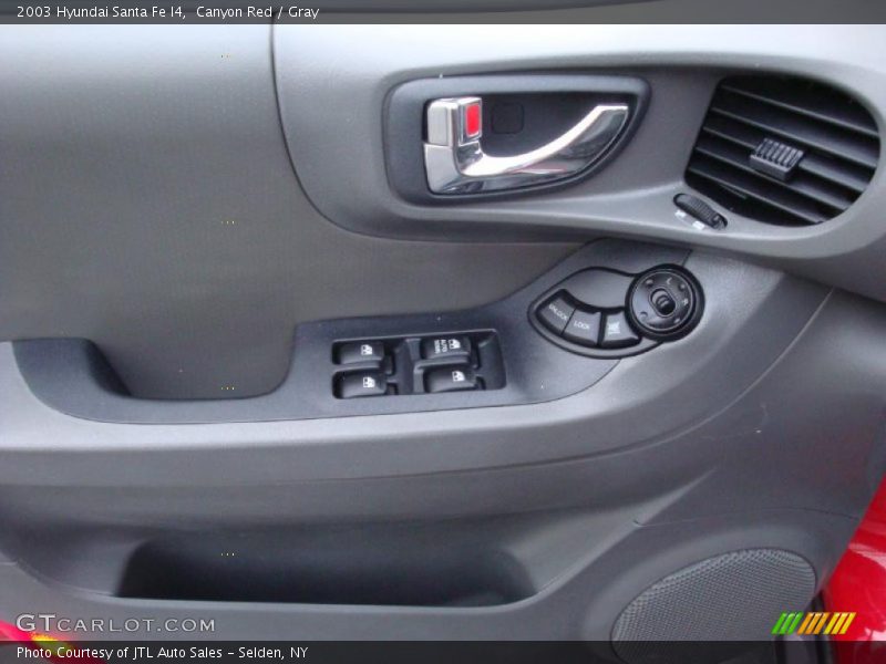 Canyon Red / Gray 2003 Hyundai Santa Fe I4