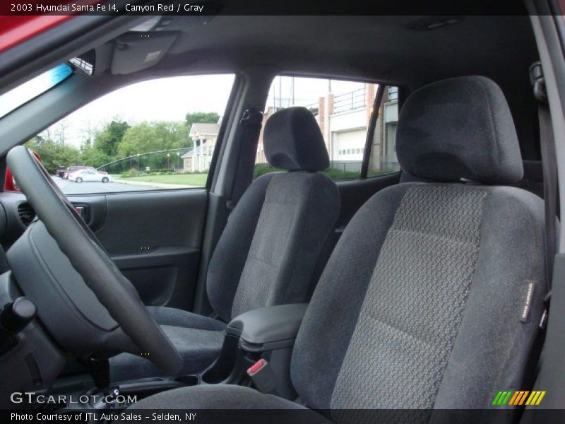 Canyon Red / Gray 2003 Hyundai Santa Fe I4
