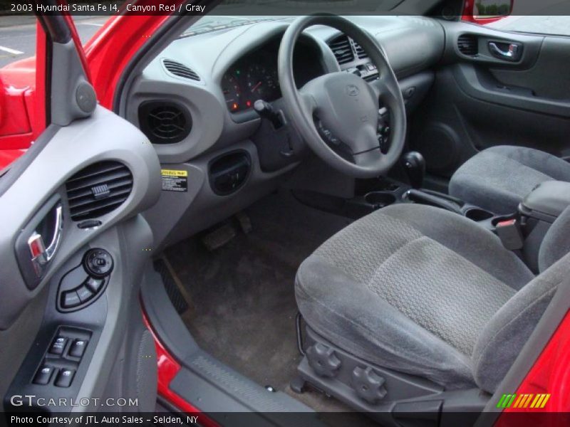 Canyon Red / Gray 2003 Hyundai Santa Fe I4