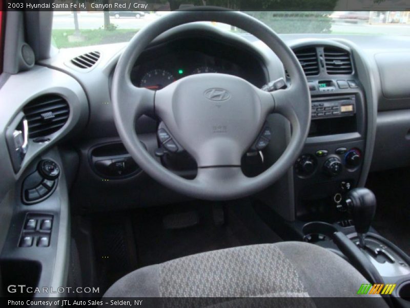 Canyon Red / Gray 2003 Hyundai Santa Fe I4