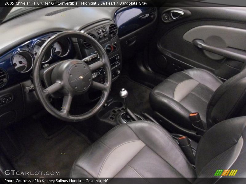 Midnight Blue Pearl / Dark Slate Gray 2005 Chrysler PT Cruiser GT Convertible