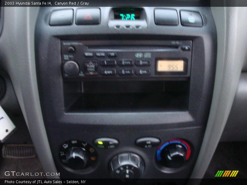 Canyon Red / Gray 2003 Hyundai Santa Fe I4