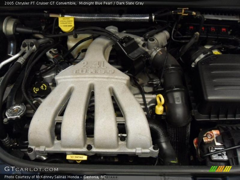 Midnight Blue Pearl / Dark Slate Gray 2005 Chrysler PT Cruiser GT Convertible