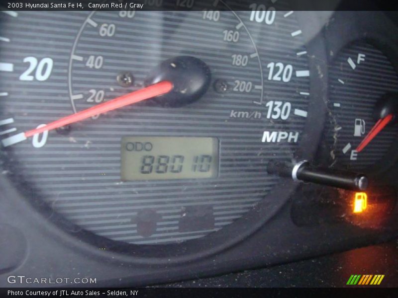 Canyon Red / Gray 2003 Hyundai Santa Fe I4