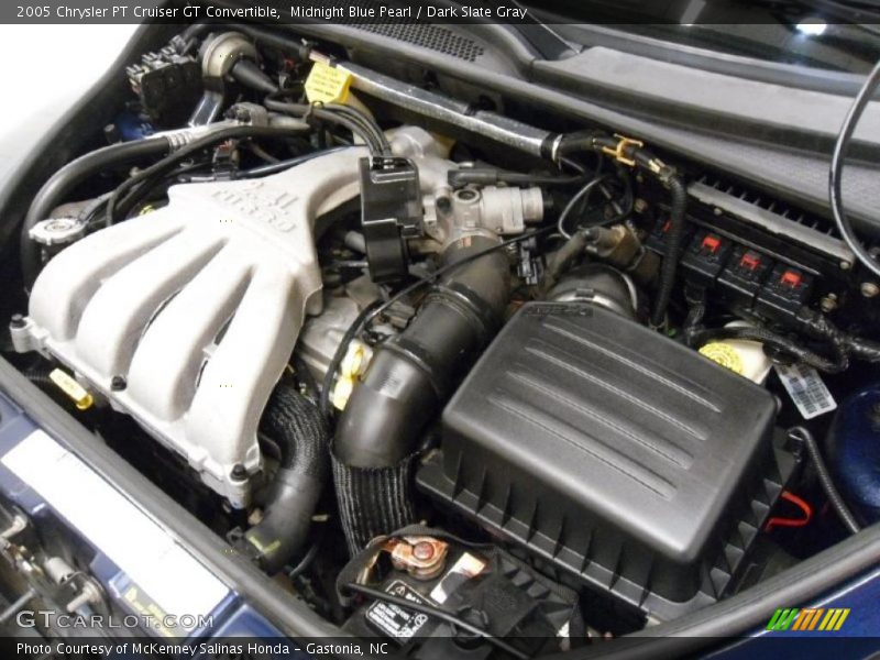 Midnight Blue Pearl / Dark Slate Gray 2005 Chrysler PT Cruiser GT Convertible