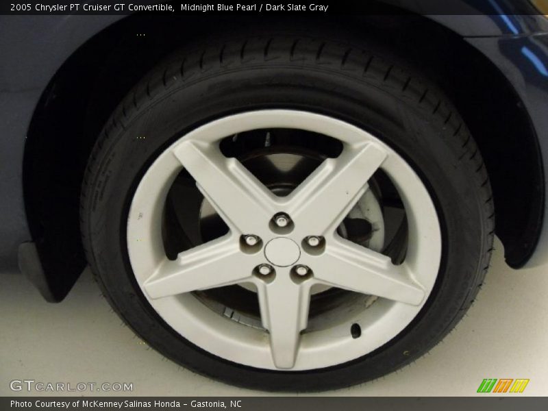 Midnight Blue Pearl / Dark Slate Gray 2005 Chrysler PT Cruiser GT Convertible