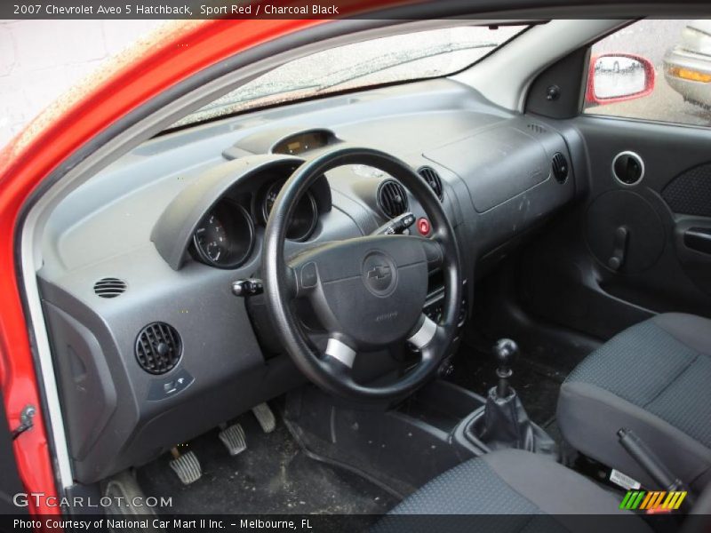 Sport Red / Charcoal Black 2007 Chevrolet Aveo 5 Hatchback