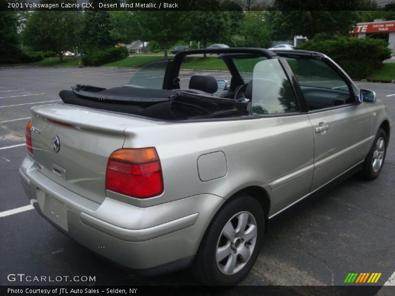 Desert Wind Metallic / Black 2001 Volkswagen Cabrio GLX