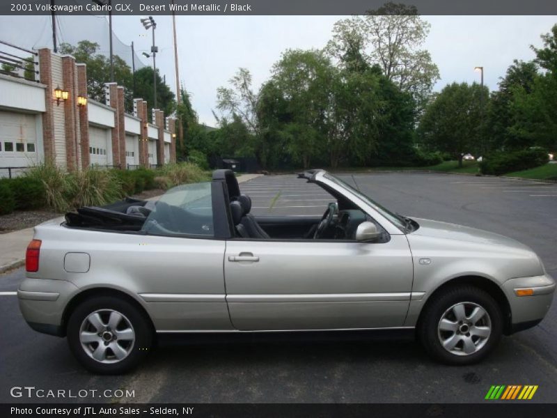 Desert Wind Metallic / Black 2001 Volkswagen Cabrio GLX