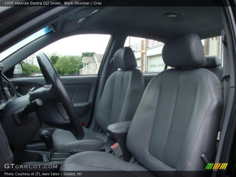 Black Obsidian / Gray 2005 Hyundai Elantra GLS Sedan