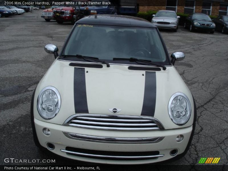 Pepper White / Black/Panther Black 2006 Mini Cooper Hardtop