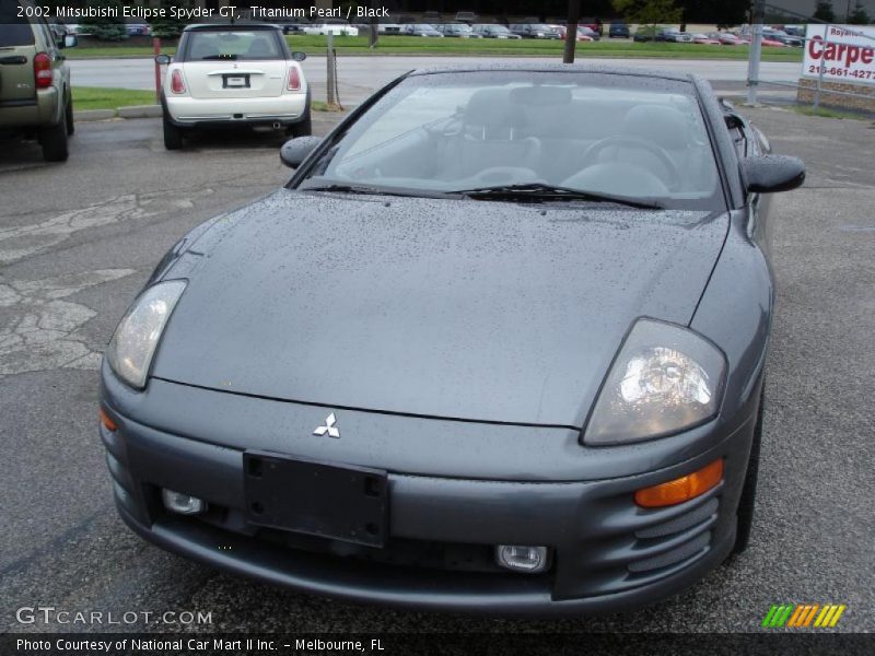 Titanium Pearl / Black 2002 Mitsubishi Eclipse Spyder GT