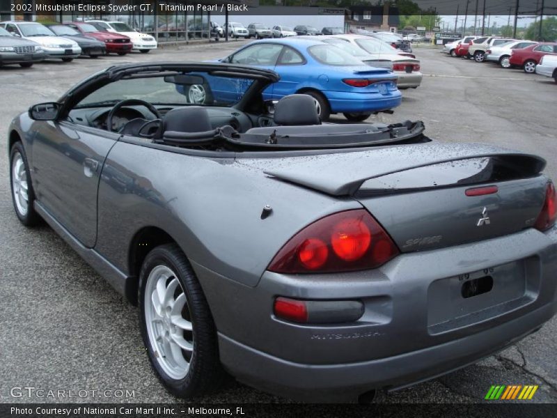 Titanium Pearl / Black 2002 Mitsubishi Eclipse Spyder GT