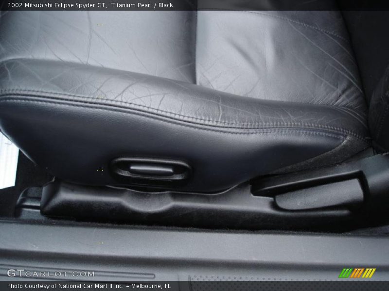 Titanium Pearl / Black 2002 Mitsubishi Eclipse Spyder GT