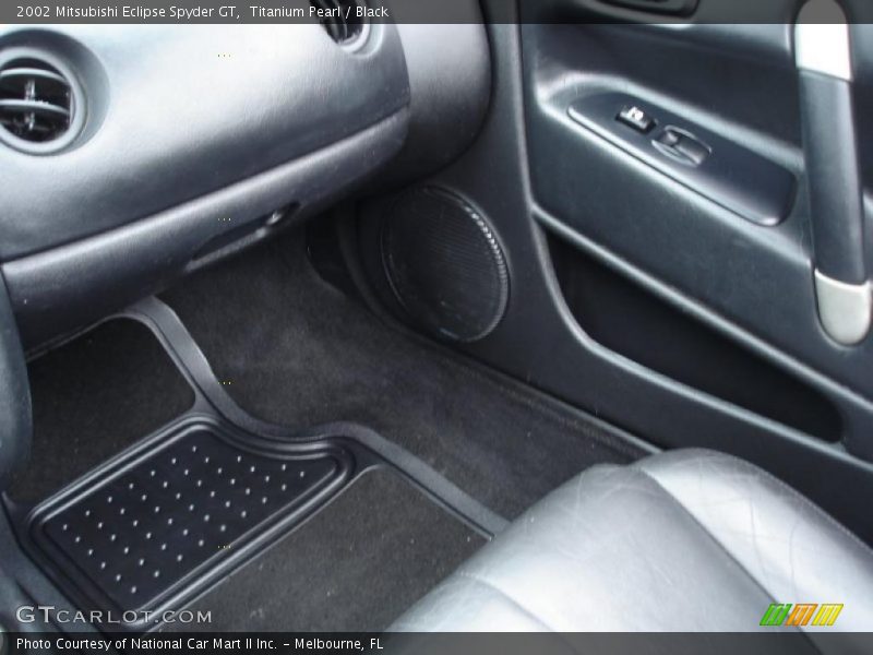 Titanium Pearl / Black 2002 Mitsubishi Eclipse Spyder GT