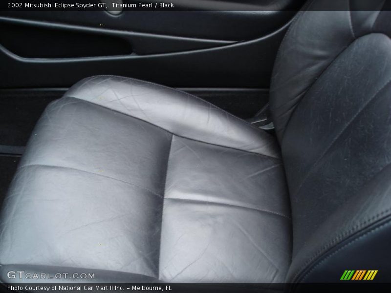 Titanium Pearl / Black 2002 Mitsubishi Eclipse Spyder GT
