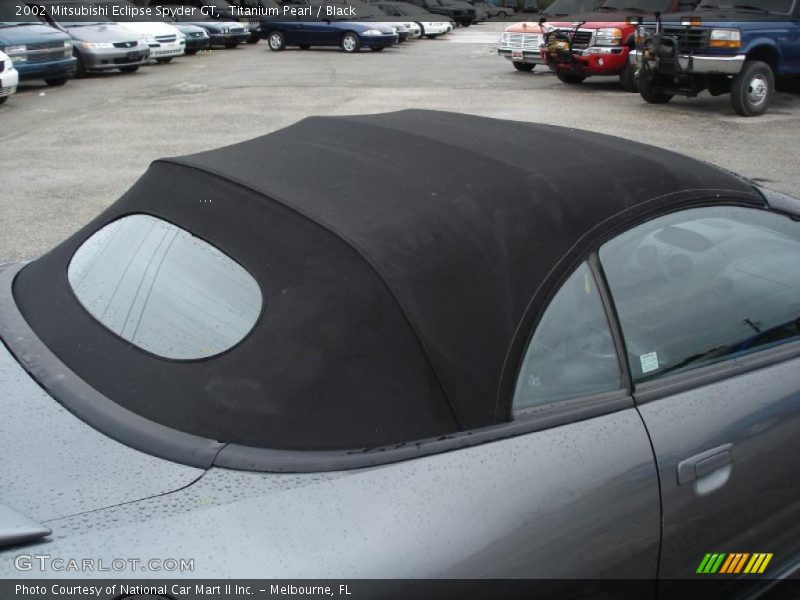 Titanium Pearl / Black 2002 Mitsubishi Eclipse Spyder GT