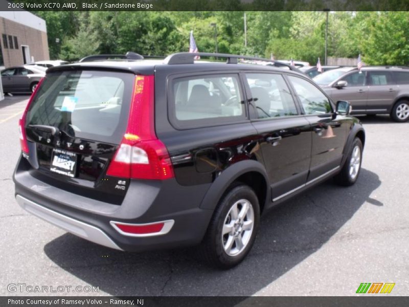 Black / Sandstone Beige 2008 Volvo XC70 AWD