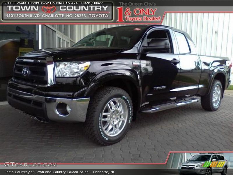 Black / Black 2010 Toyota Tundra X-SP Double Cab 4x4