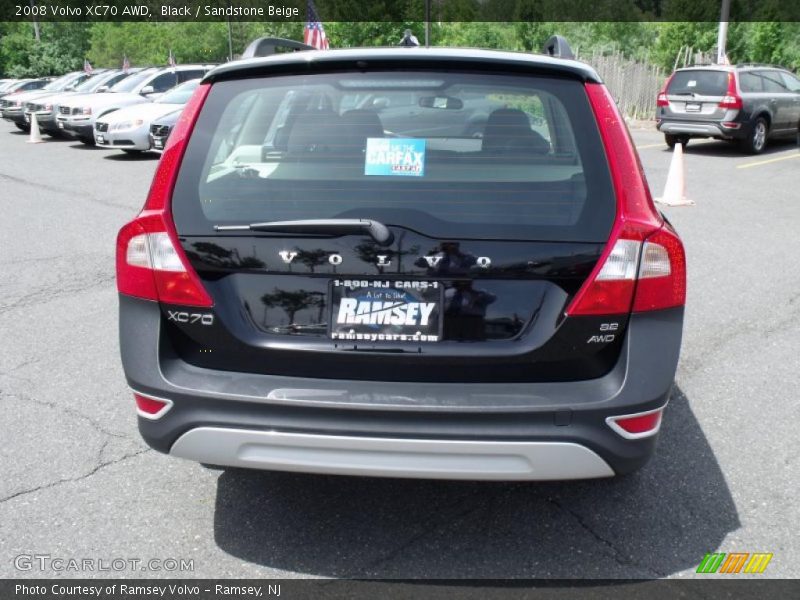 Black / Sandstone Beige 2008 Volvo XC70 AWD