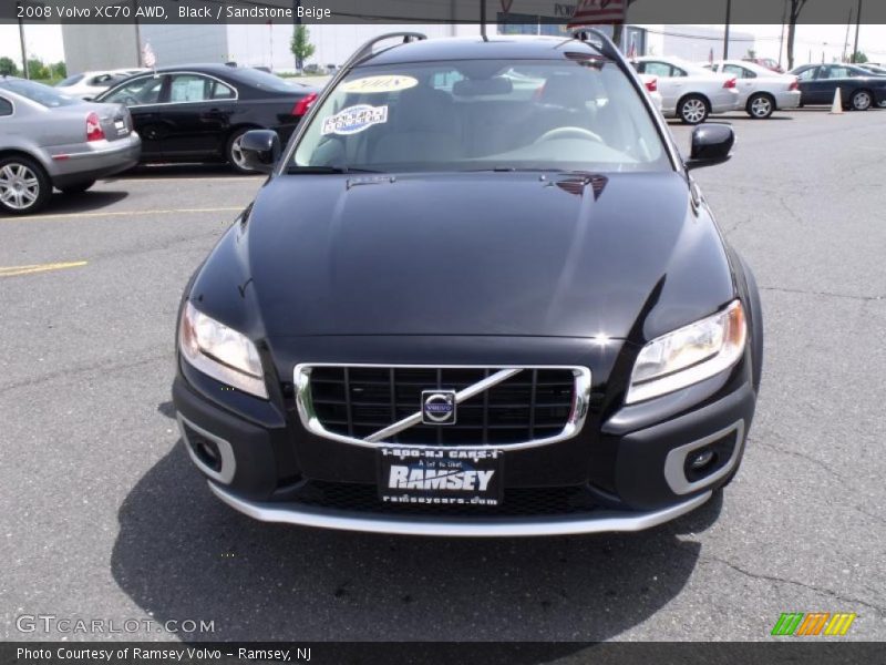 Black / Sandstone Beige 2008 Volvo XC70 AWD