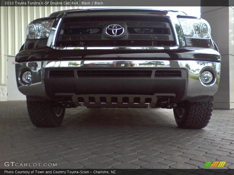 Black / Black 2010 Toyota Tundra X-SP Double Cab 4x4
