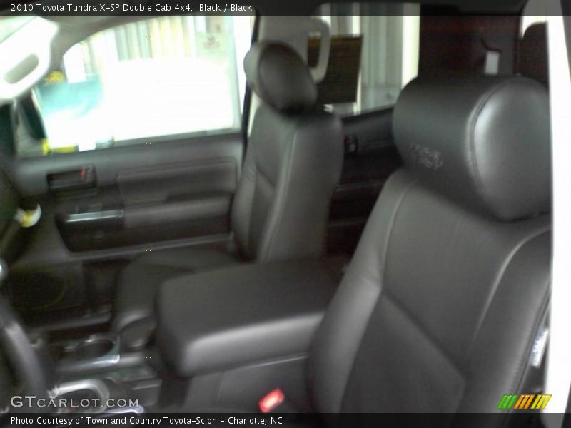 Black / Black 2010 Toyota Tundra X-SP Double Cab 4x4