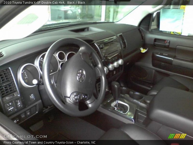 Black / Black 2010 Toyota Tundra X-SP Double Cab 4x4