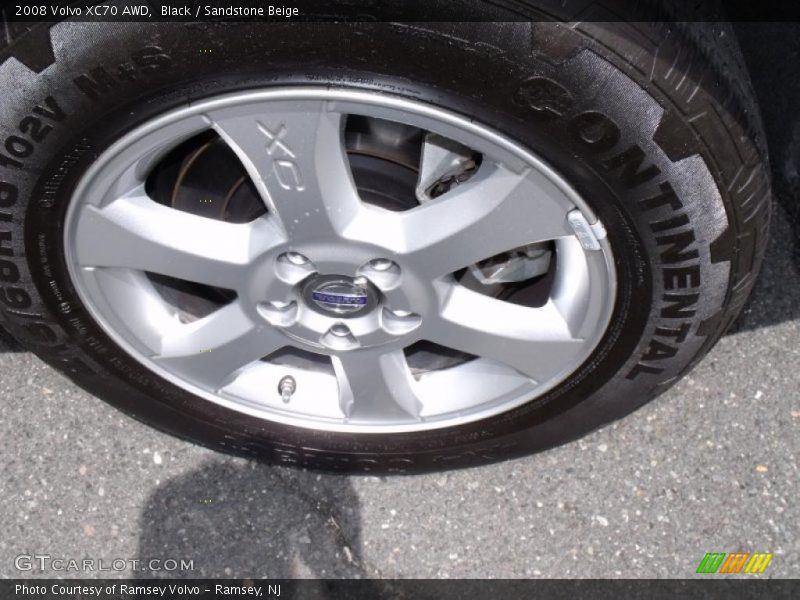 Black / Sandstone Beige 2008 Volvo XC70 AWD