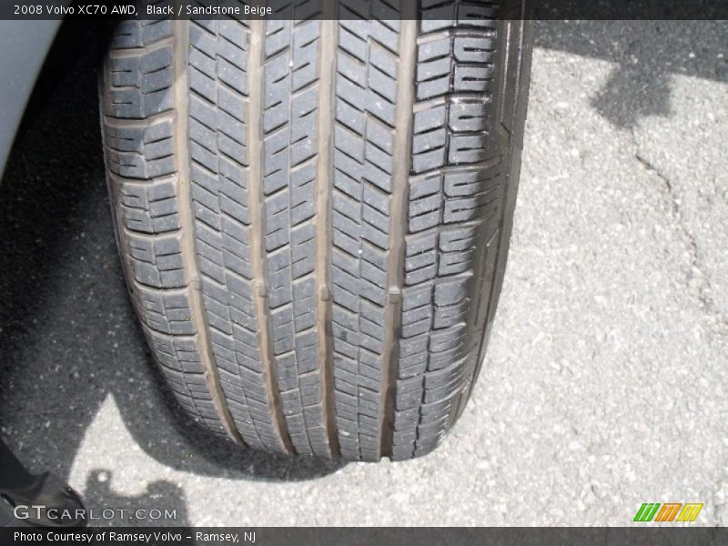 Black / Sandstone Beige 2008 Volvo XC70 AWD
