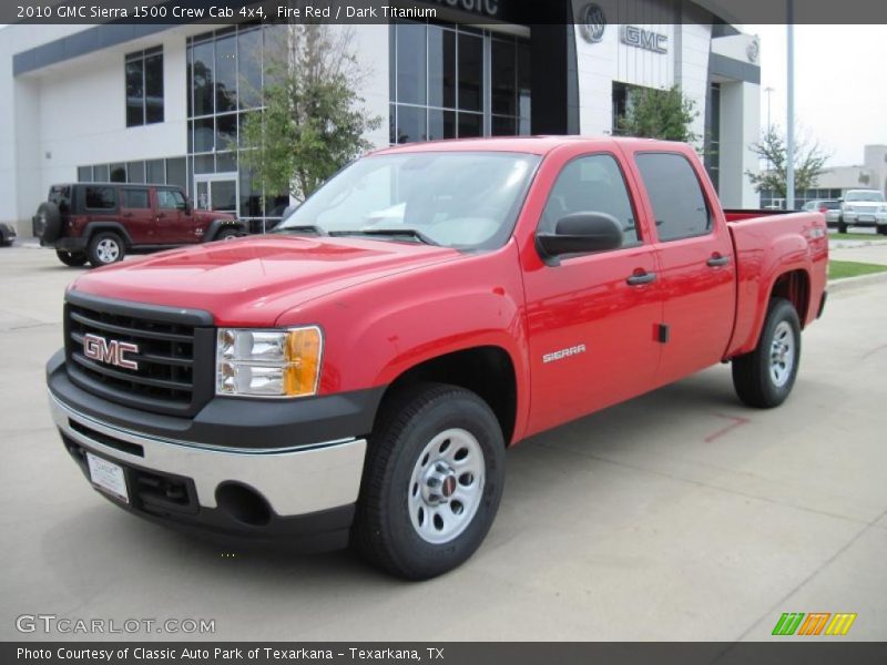 Fire Red / Dark Titanium 2010 GMC Sierra 1500 Crew Cab 4x4